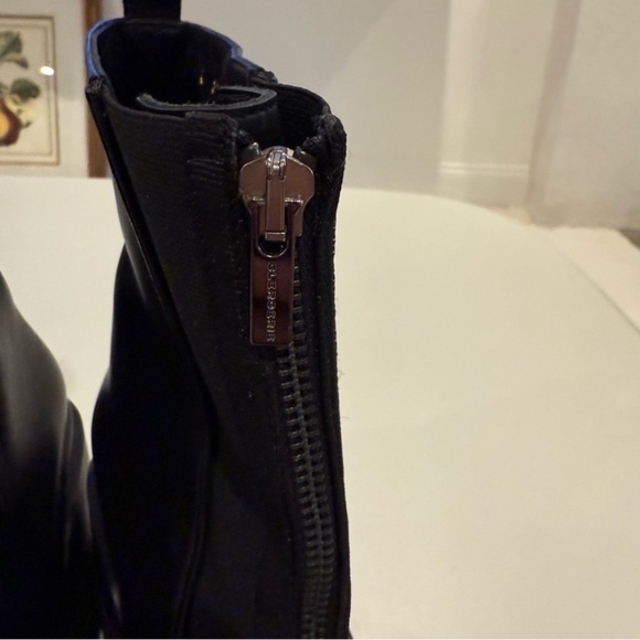 Robert Clergerie Black leather platform boots - Picture 2 of 12